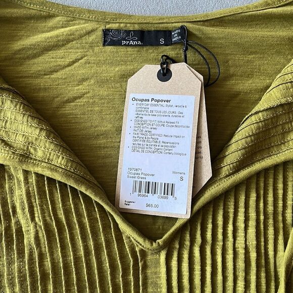 Prana Ocupas Popover Top - Picture 4 of 5